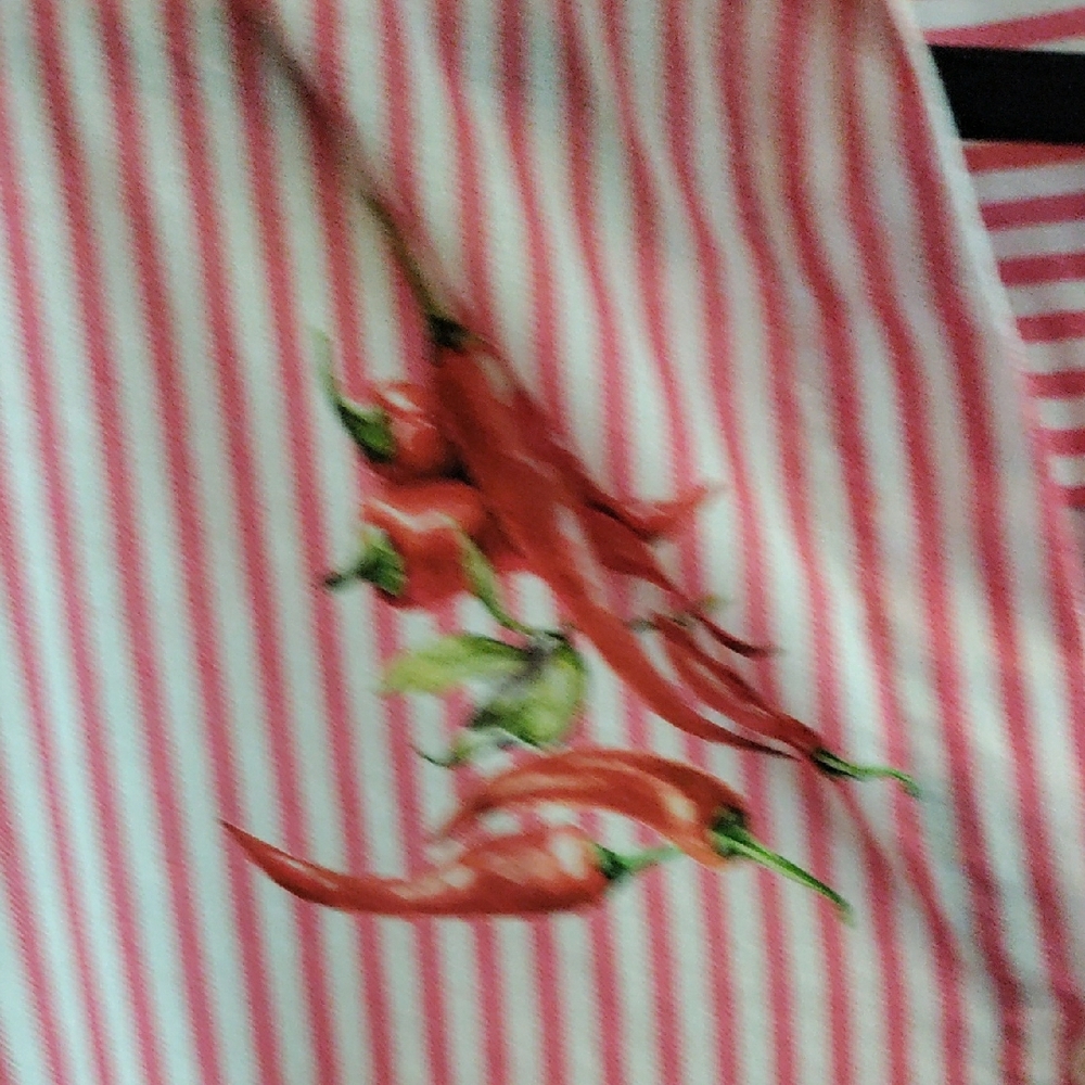 Striped Button Down Shirt with Food & Drink  Fun Design. NWT - Picture 7 of 15